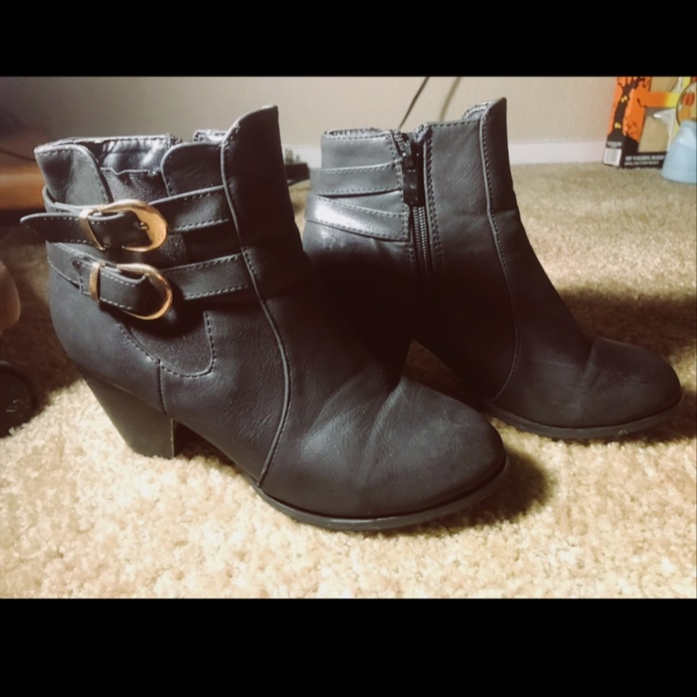 Black booties